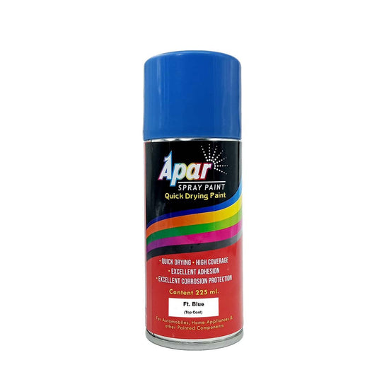 APAR Automotive Spray Paint Ft. Blue Compatible for Farmtrac Tractors -225 ml (Pack of 1-Pcs)