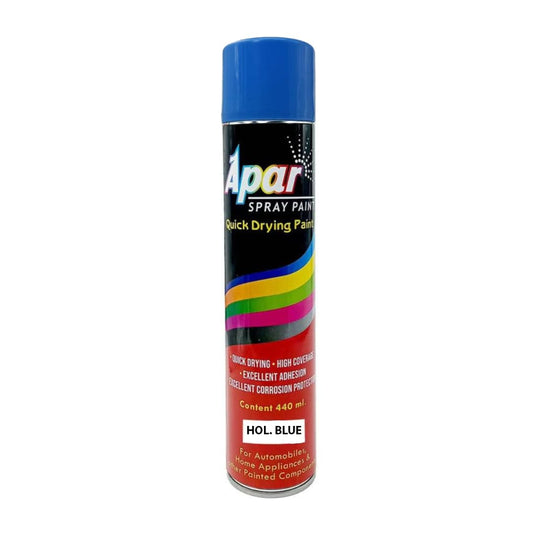 APAR Automotive Spray Paint Hol. Blue - 440 ml, Compatible for Holland Tractors -440 ml