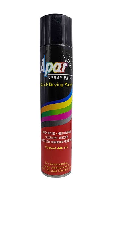 APAR Spray Paint Dark Olive Green- 440 ml, For Industrial coatings and paintings works etc.