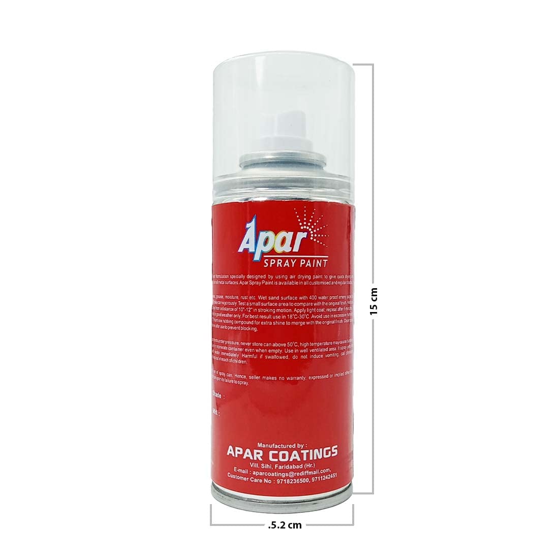 APAR Spray Paint PLASTIC PRIMER Transperent-225 ml, To promote Adhesion on multiplastic surfaces Like helmet, bumper, acrylic & fiber parts (Pack of 1)