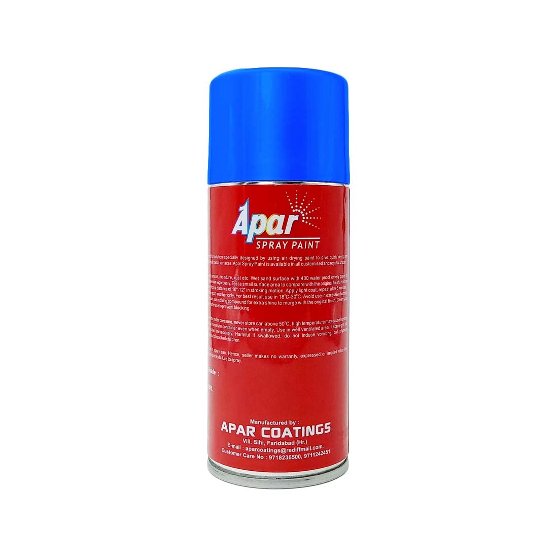 APAR Automotive Spray Paint Sw. Blue Compatible for Swaraj Tractors -225 ml (Pack of 1-Pcs)