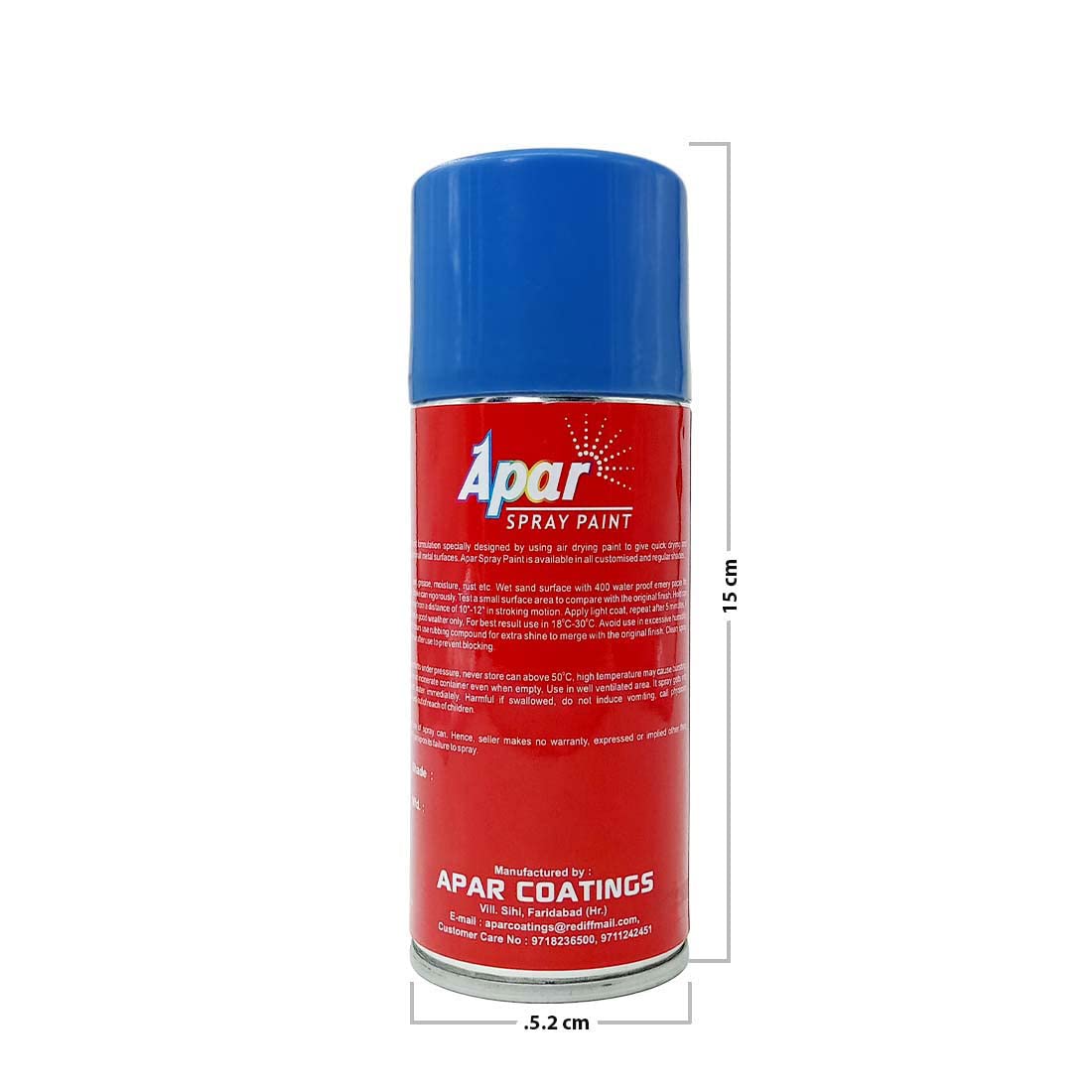 APAR Automotive Spray Paint Son. Blue Compatible for Sonalika Tractors -225 ml (Pack of 1-Pcs)