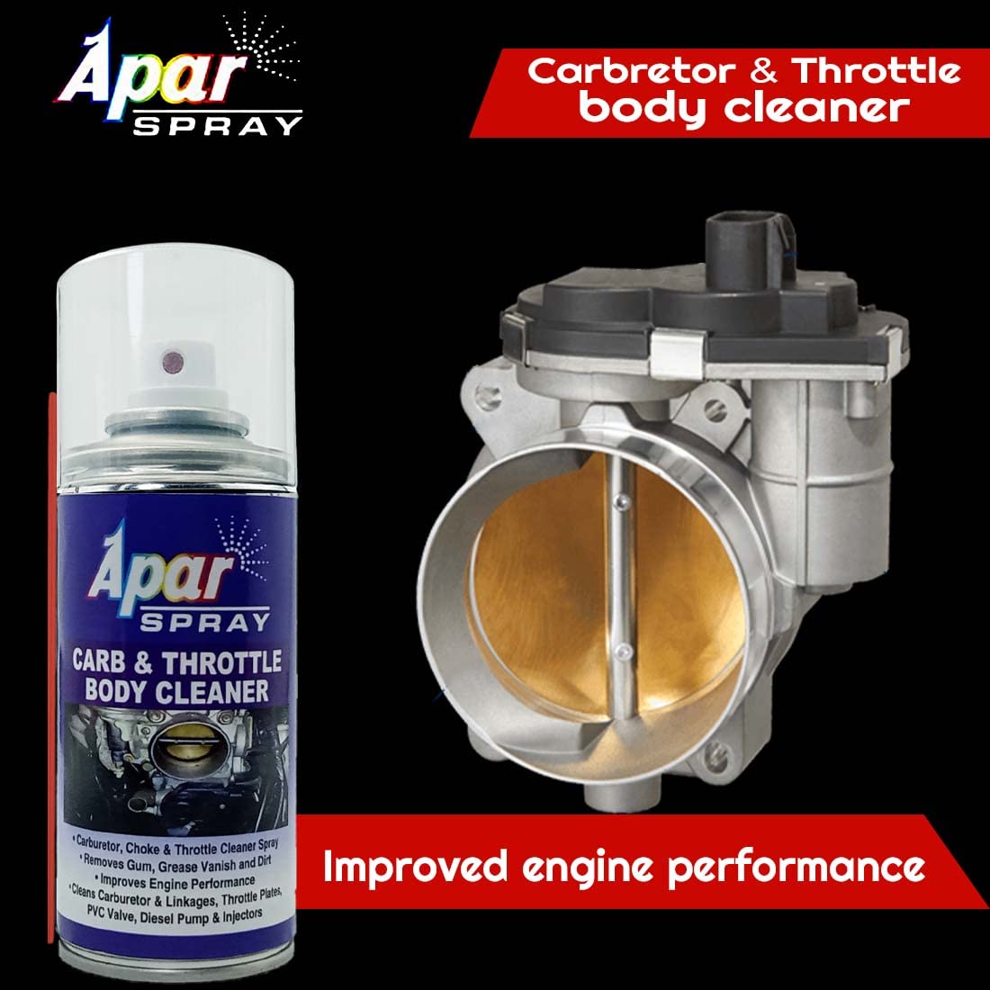 APAR Spray Carb and throttle body cleaner -150 ML�