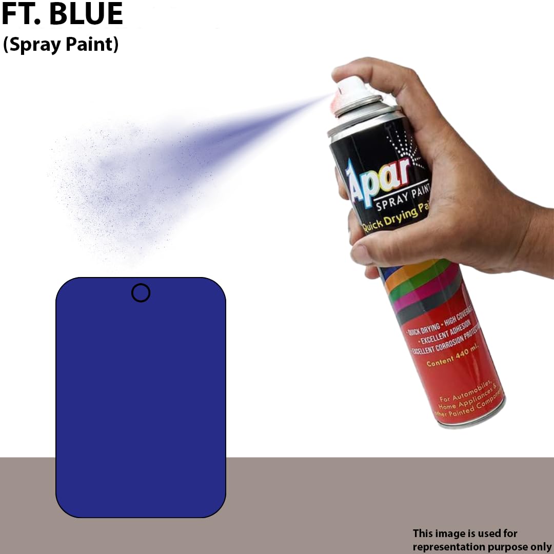 APAR Automotive Spray Paint Ft. Blue - 440 ml, Compatible for Farmtrac Tractors -440 ml