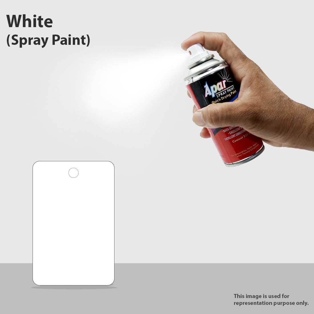 APAR Spray Paint- White Matte 225mlAPAR Spray Paint- White Matte 225ml