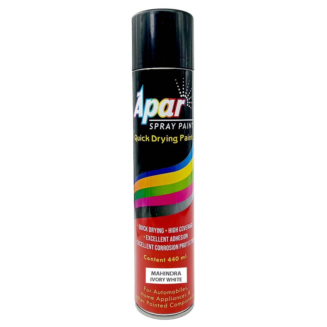 APAR Automotive Ivory white 440ml for Mahindra cars, Diamond White color