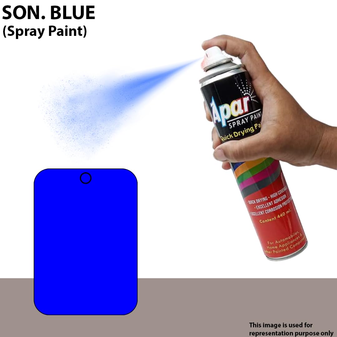 APAR Automotive Spray Paint Son. Blue - 440 ml, Compatible for Sonalika Tractors -440 ml