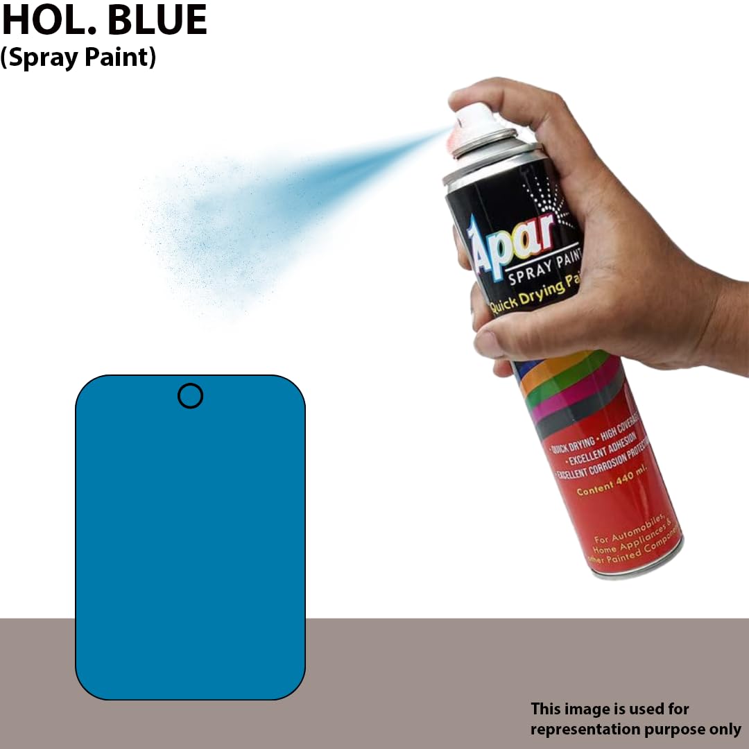 APAR Automotive Spray Paint Hol. Blue - 440 ml, Compatible for Holland Tractors -440 ml