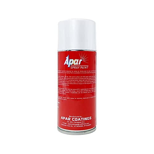 APAR Automotive Spray Paint Super White (RC Colour Name) Compatible for Toyota Cars -225 ml (Pack of 1-Pcs)