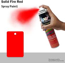 APAR Automotive Solid Fire Red - 440ml For Car And Bike